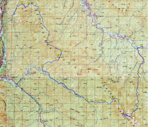 Точная Карта пройденного пути с GPS метками